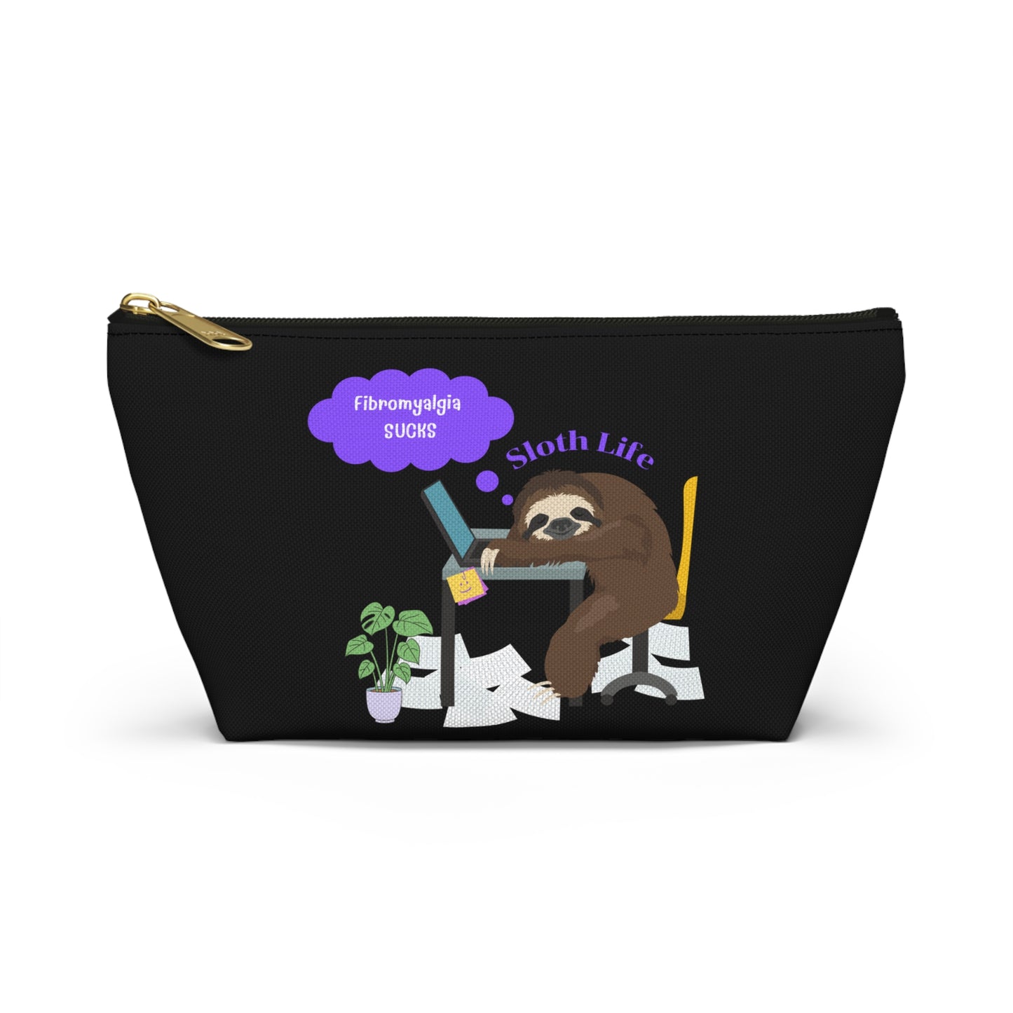 Fibromyalgia Sucks Accessory Pouch Makeup bag travel purse