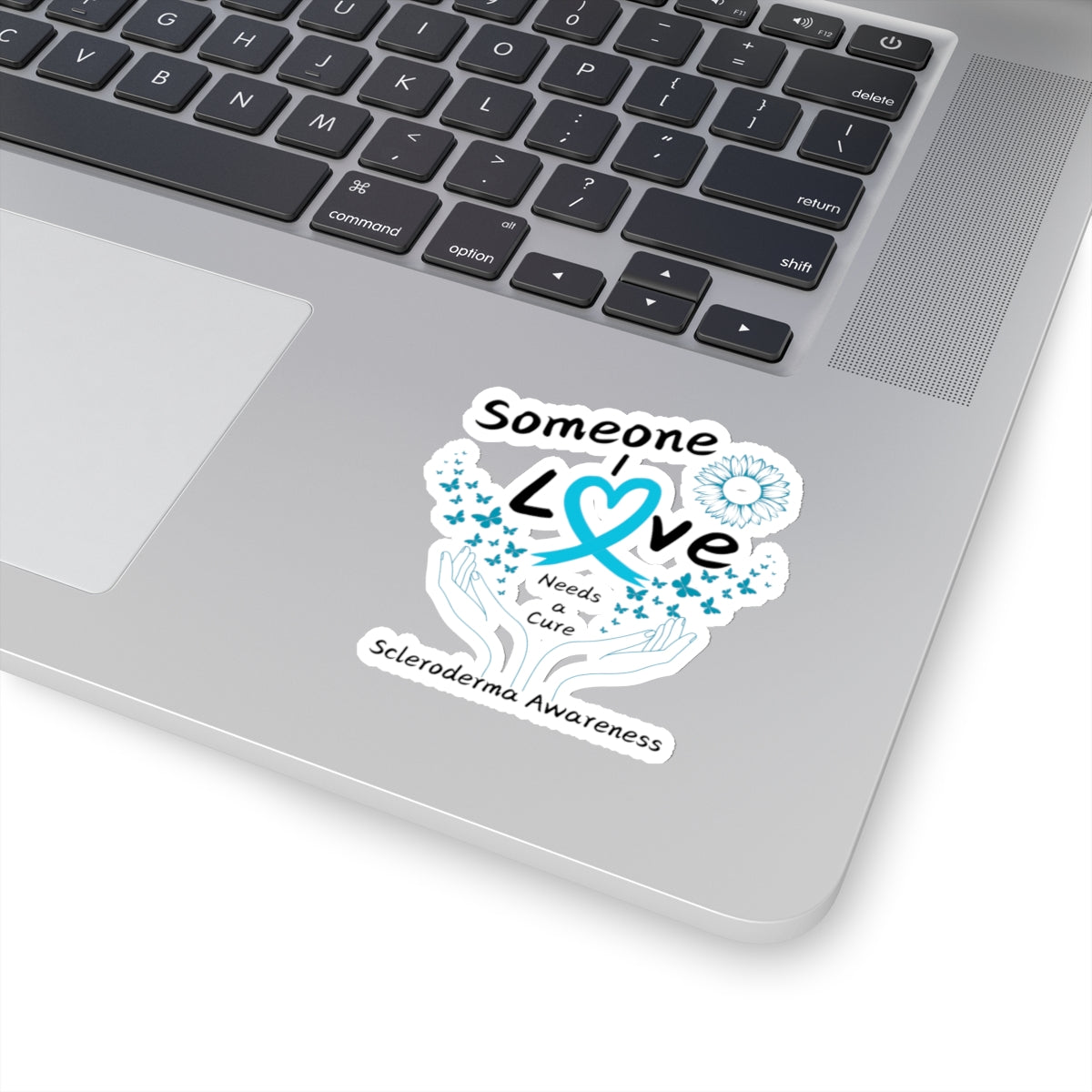 Scleroderma Awareness Kiss-Cut Stickers