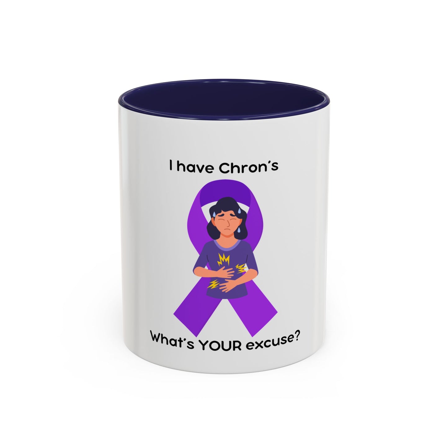 Chron's Disease Awareness Accent Coffee Mug (11, 15oz)