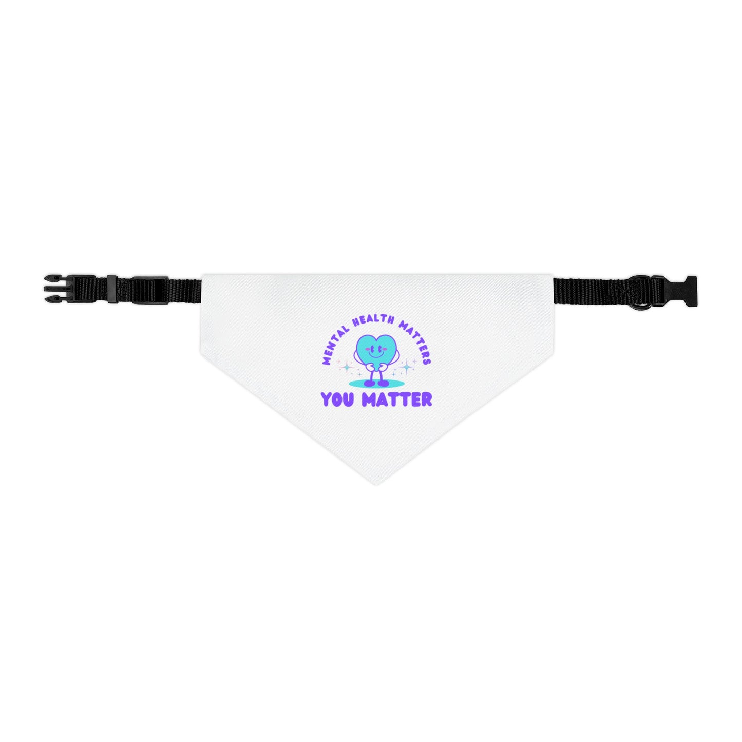 Mental Health Awareness Pet Bandana Collar