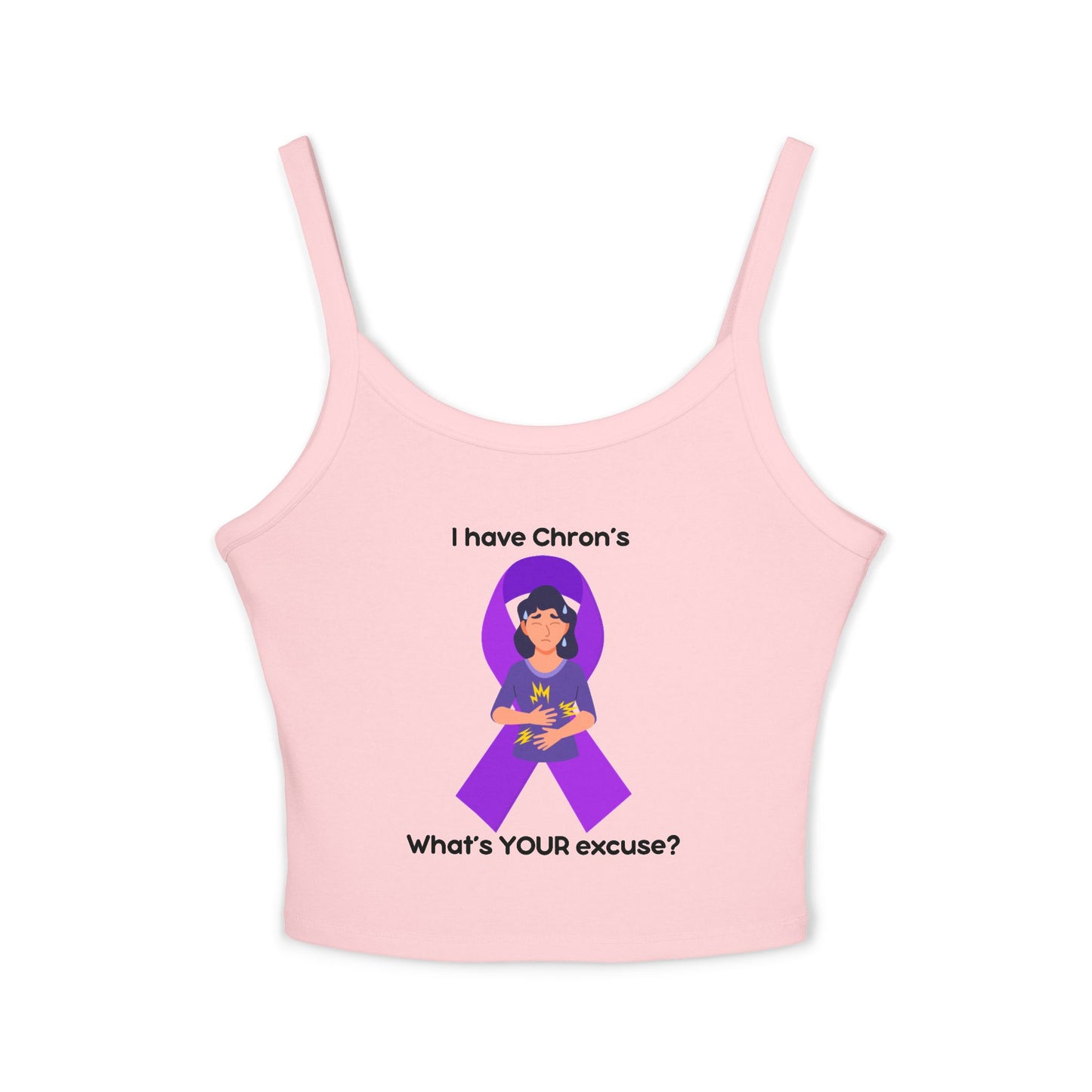 Chron's Disease Awareness Women's Spaghetti Strap Tank Top