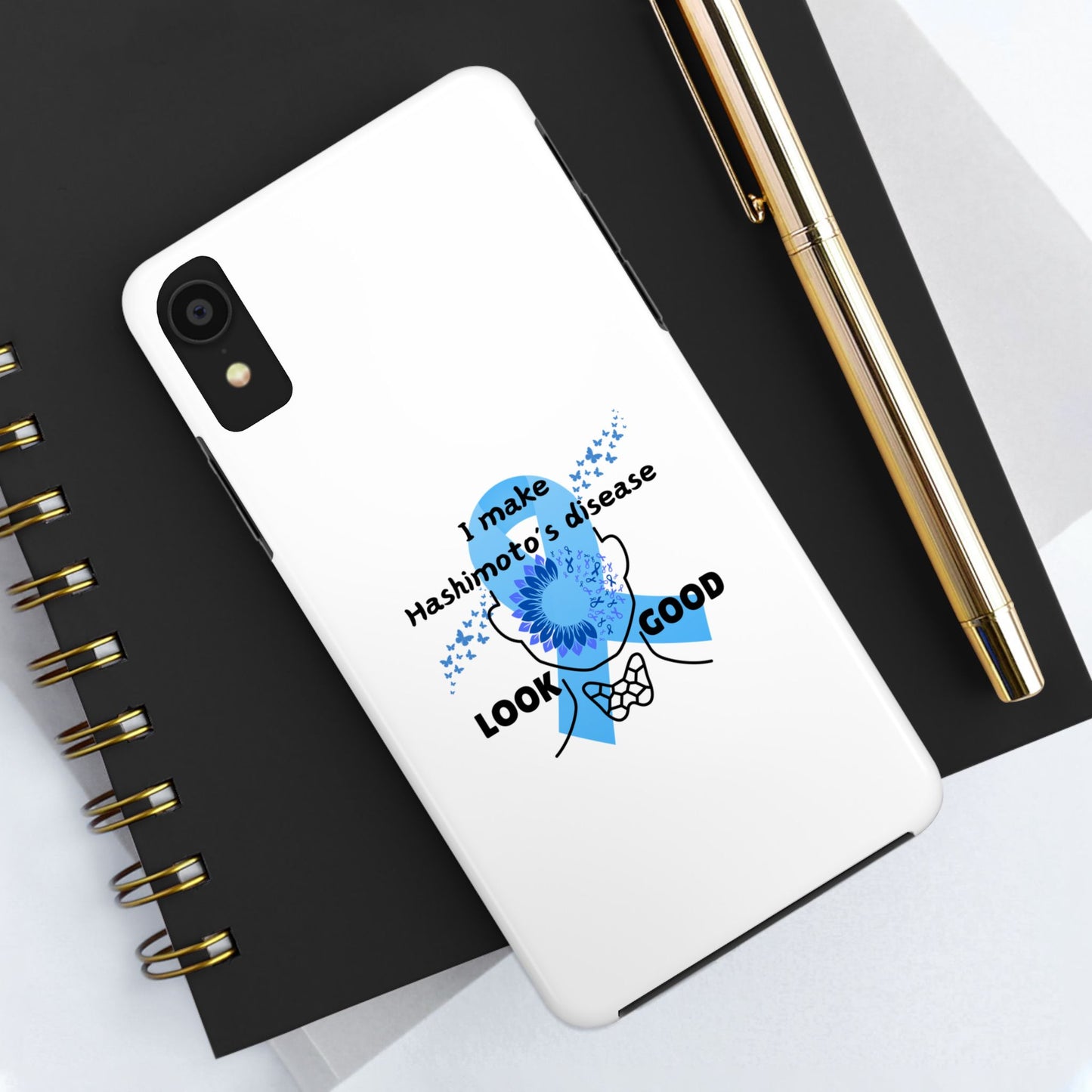 Hashimoto's Disease Awareness Phone Case, Tough iPhone Case