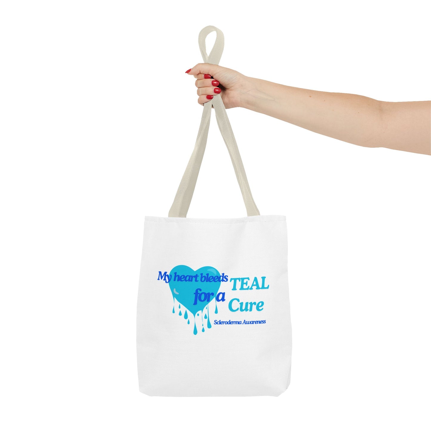 Scleroderma awareness tote bag