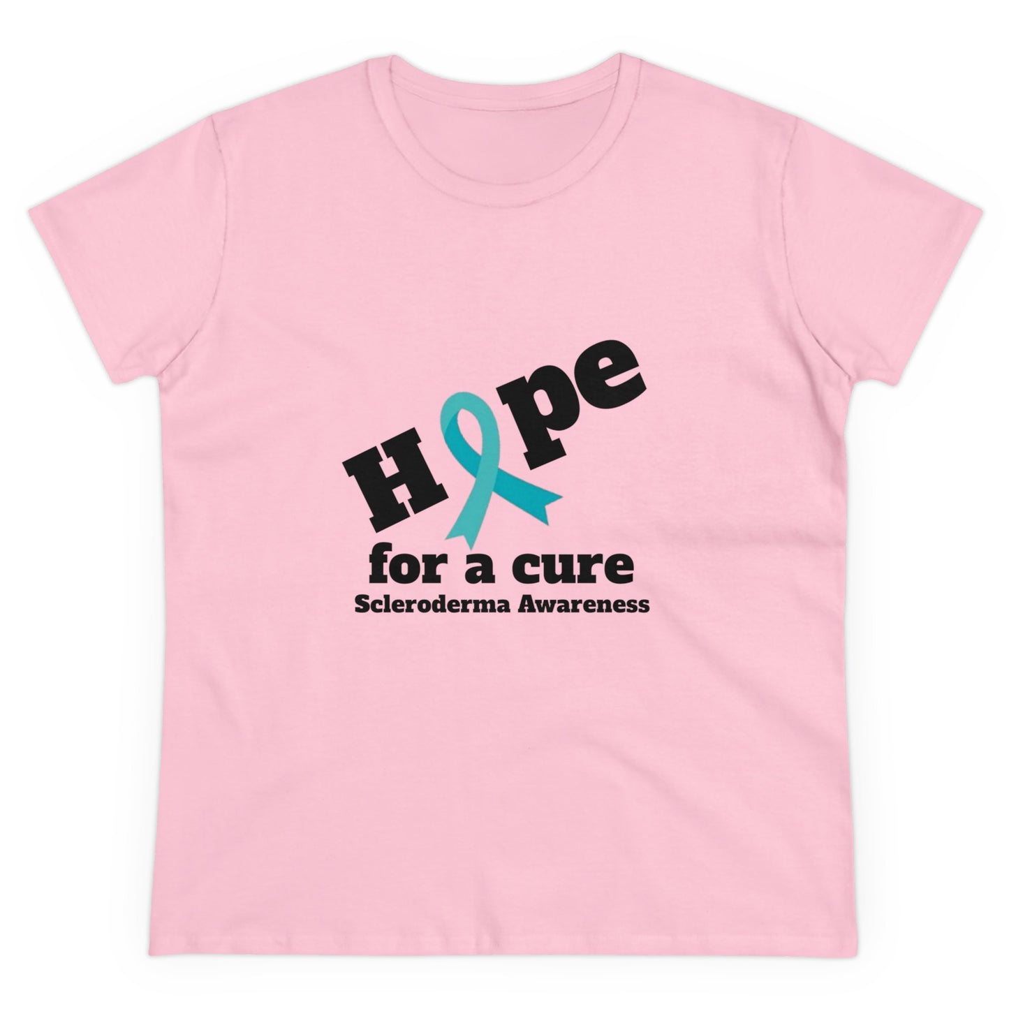 Scleroderma awareness hope for a cure Women's Midweight Cotton Tee