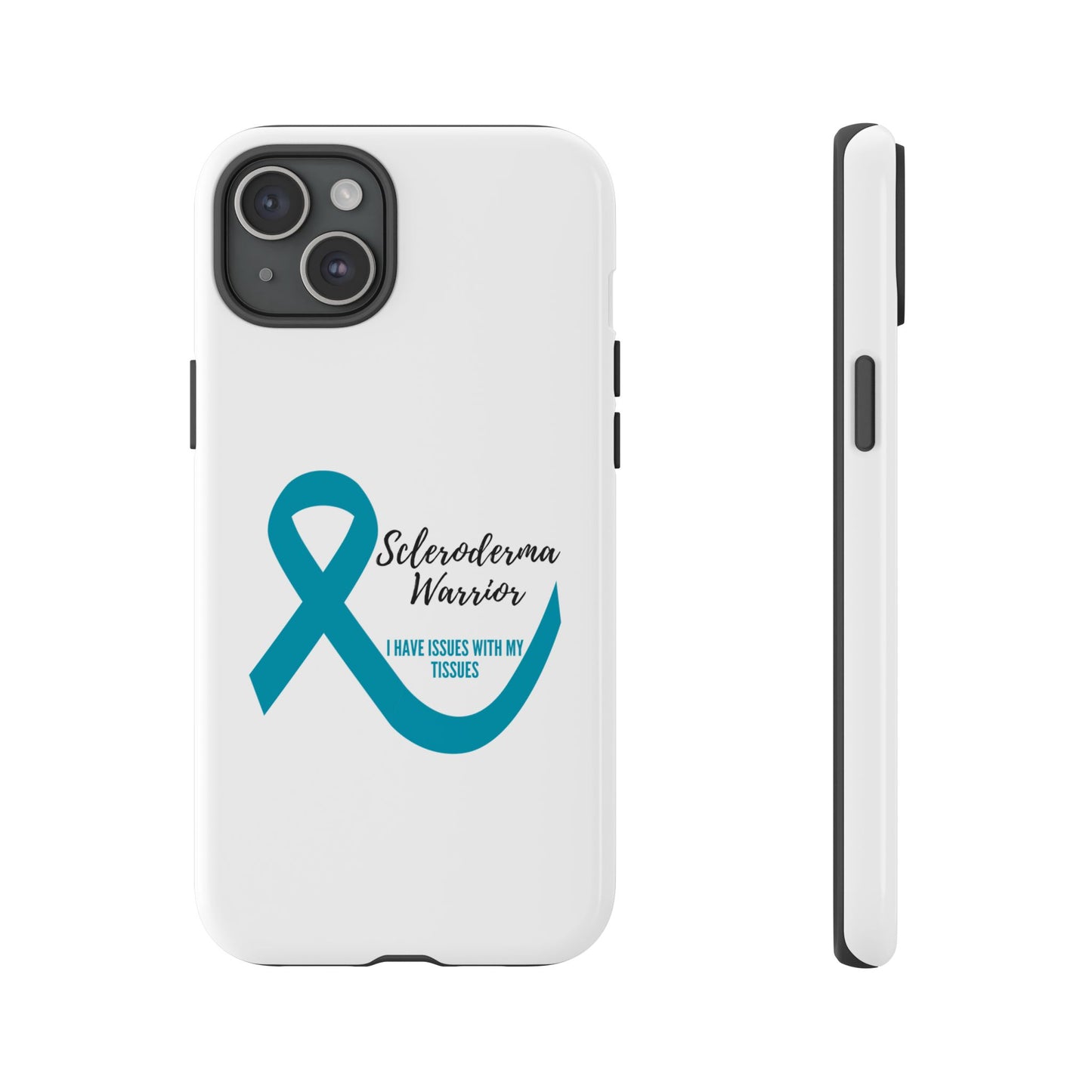 iPhone scleroderma warrior tough phone Cases