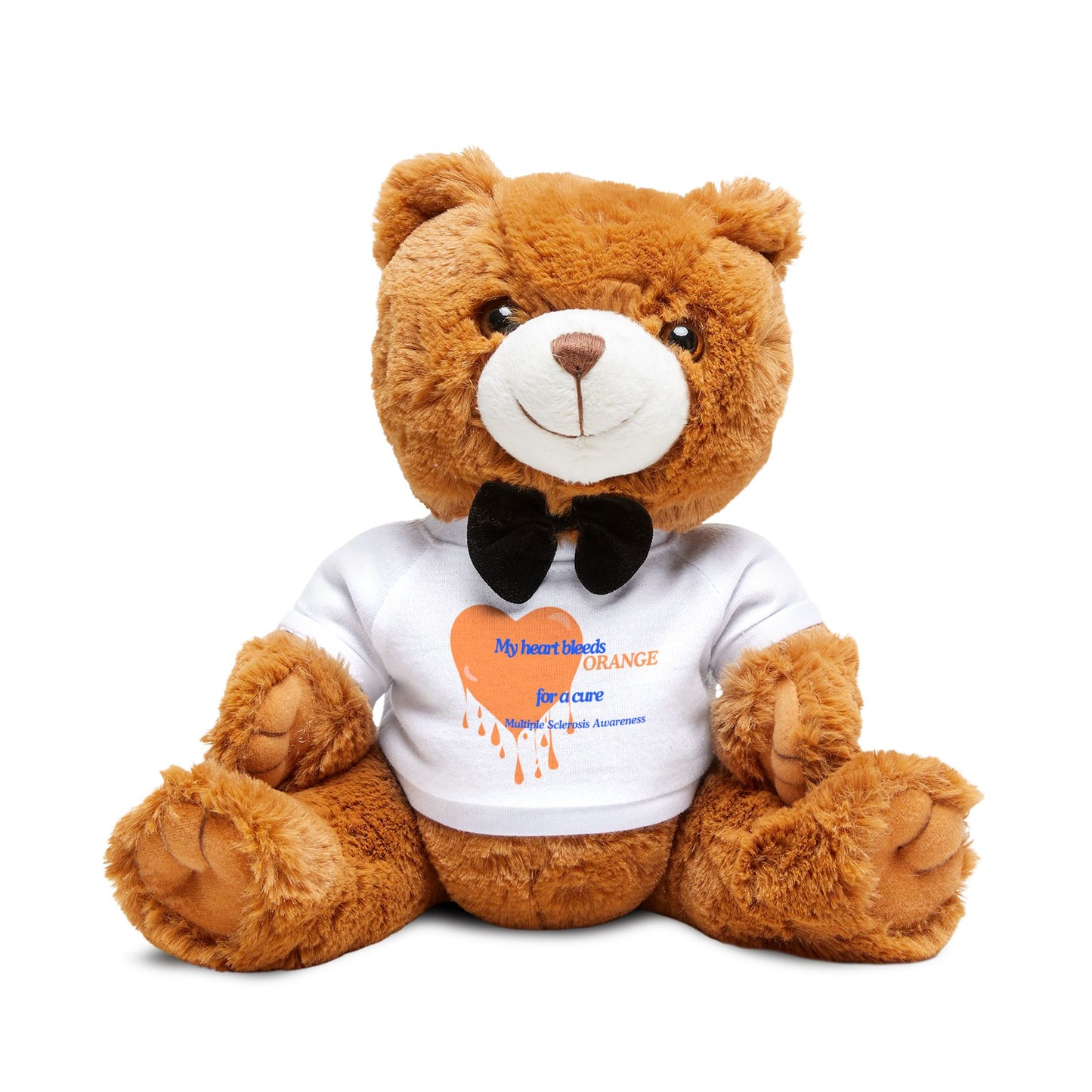 Multiple Sclerosis Awareness Teddy Bear with T-Shirt