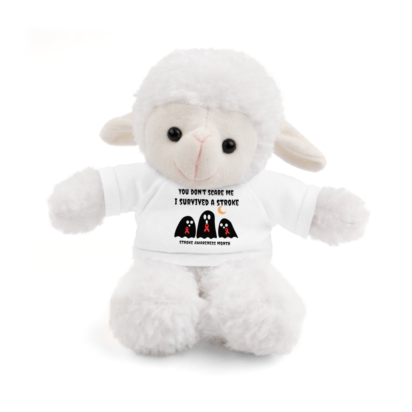 Stroke Awareness Halloween Stuffed Animals with Tee