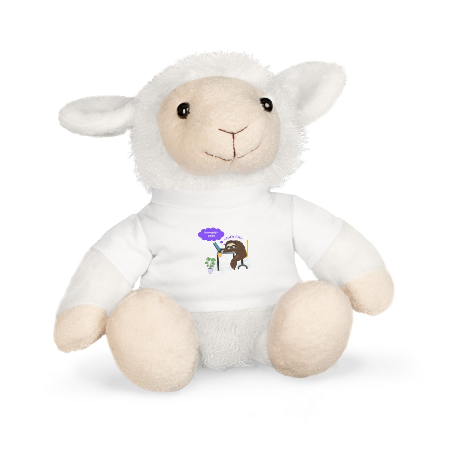 Fibromyalgia Sucks Plush Toy with T-Shirt