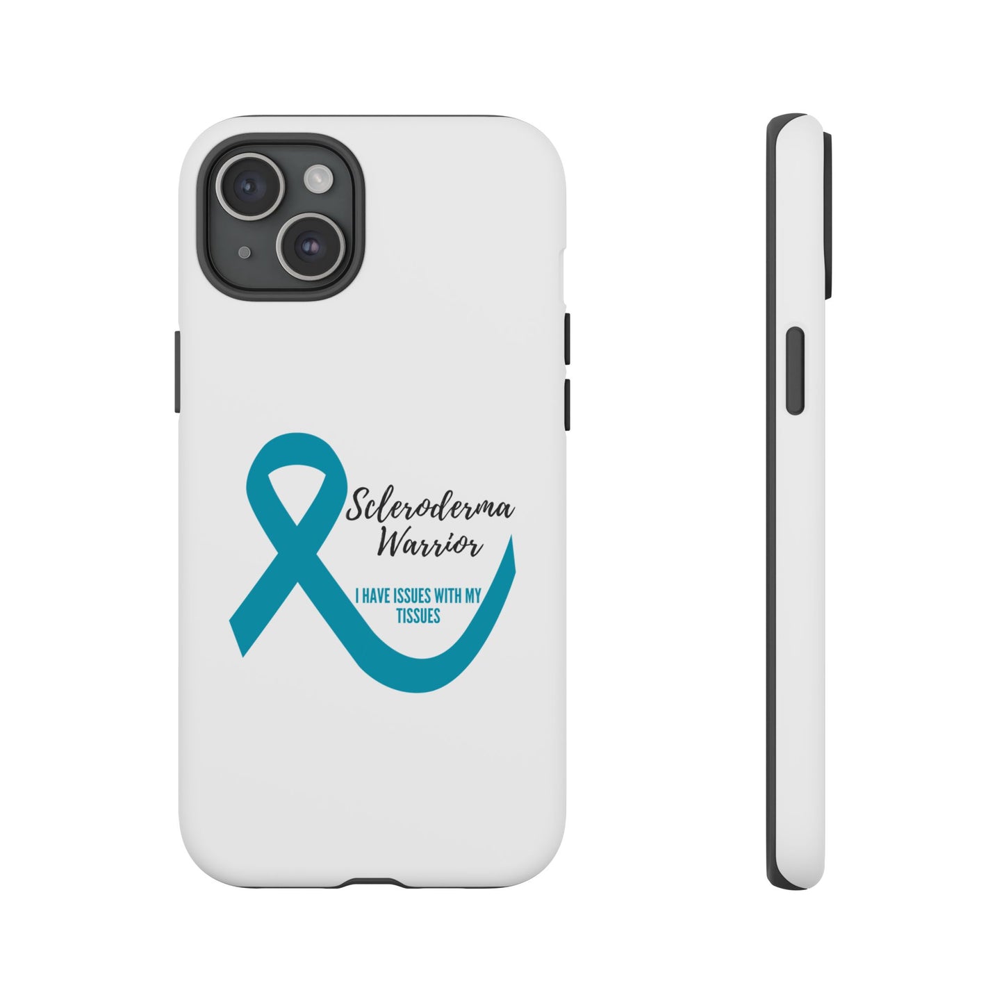 iPhone scleroderma warrior tough phone Cases