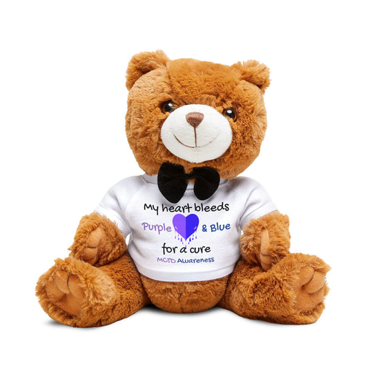 MCTD Awareness Teddy Bear with T-Shirt