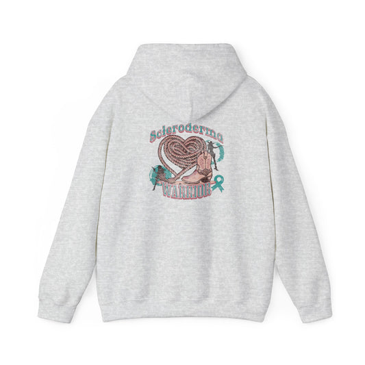 Scleroderma Warrior Western Valentine Hoodie Unisex Heavy Hooded Sweatshirt