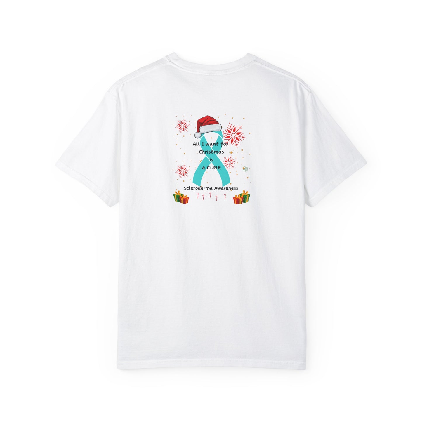 Scleroderma Awareness Unisex T-shirt All I Want for Christmas is a Cure