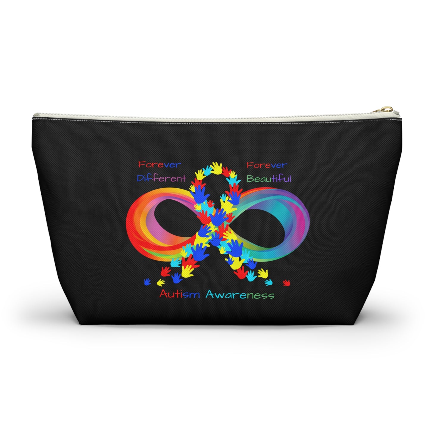 Autism Awareness Makeup Bag Travel Accessory Pouch