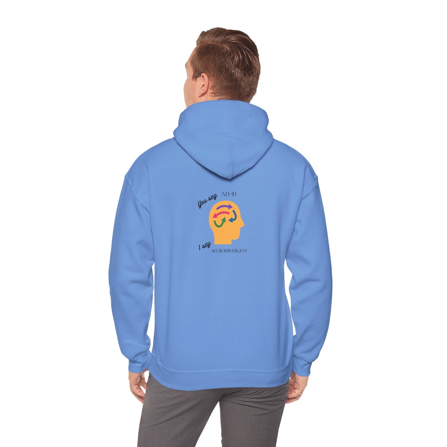 Unisex ADHD neurodivergent awareness hoodie Hooded Sweatshirt