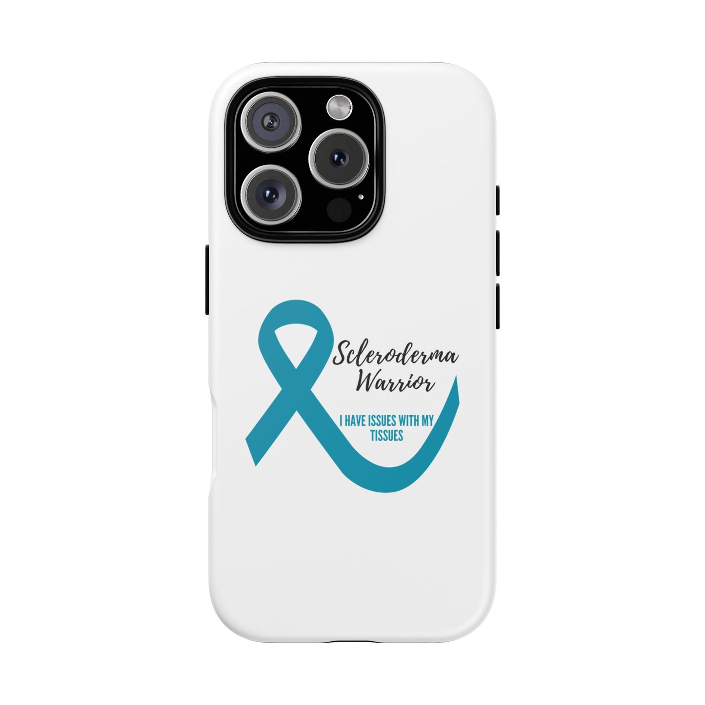 iPhone scleroderma warrior tough phone Cases