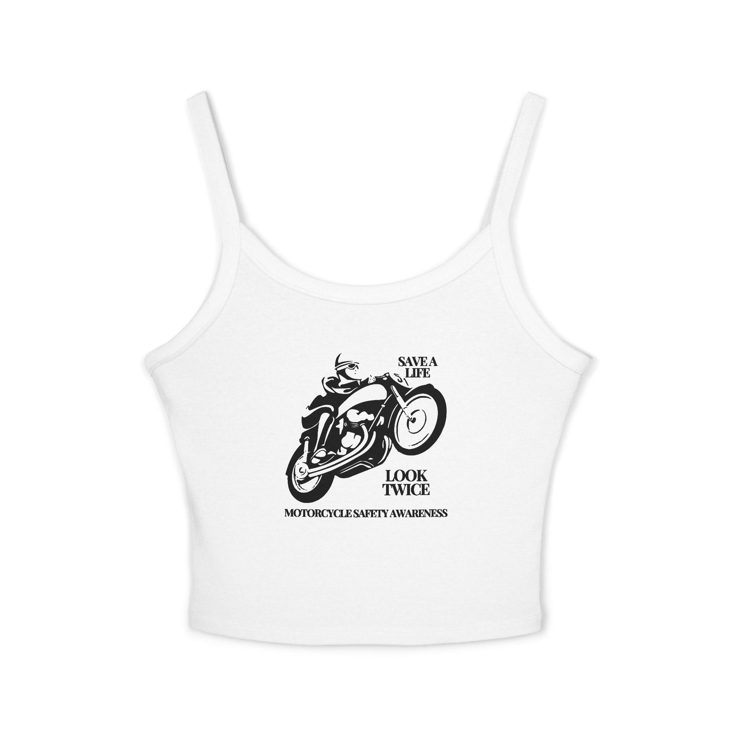 Motorcycle Safety Awareness Women's Spaghetti Strap Tank Top