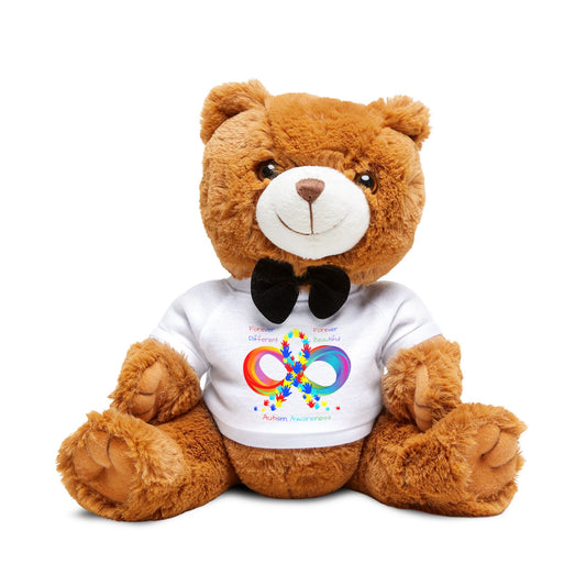 Autism Awareness Teddy Bear with T-Shirt