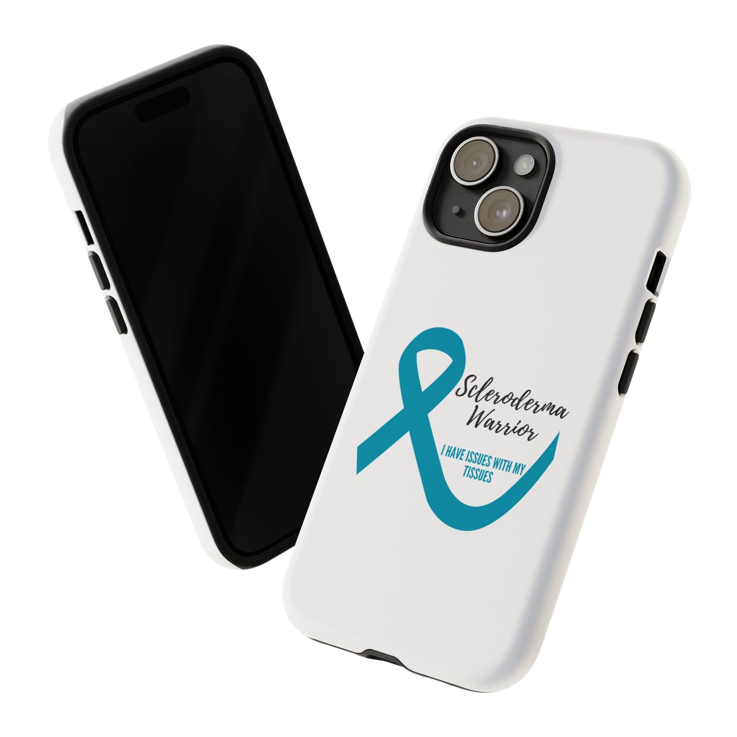 iPhone scleroderma warrior tough phone Cases