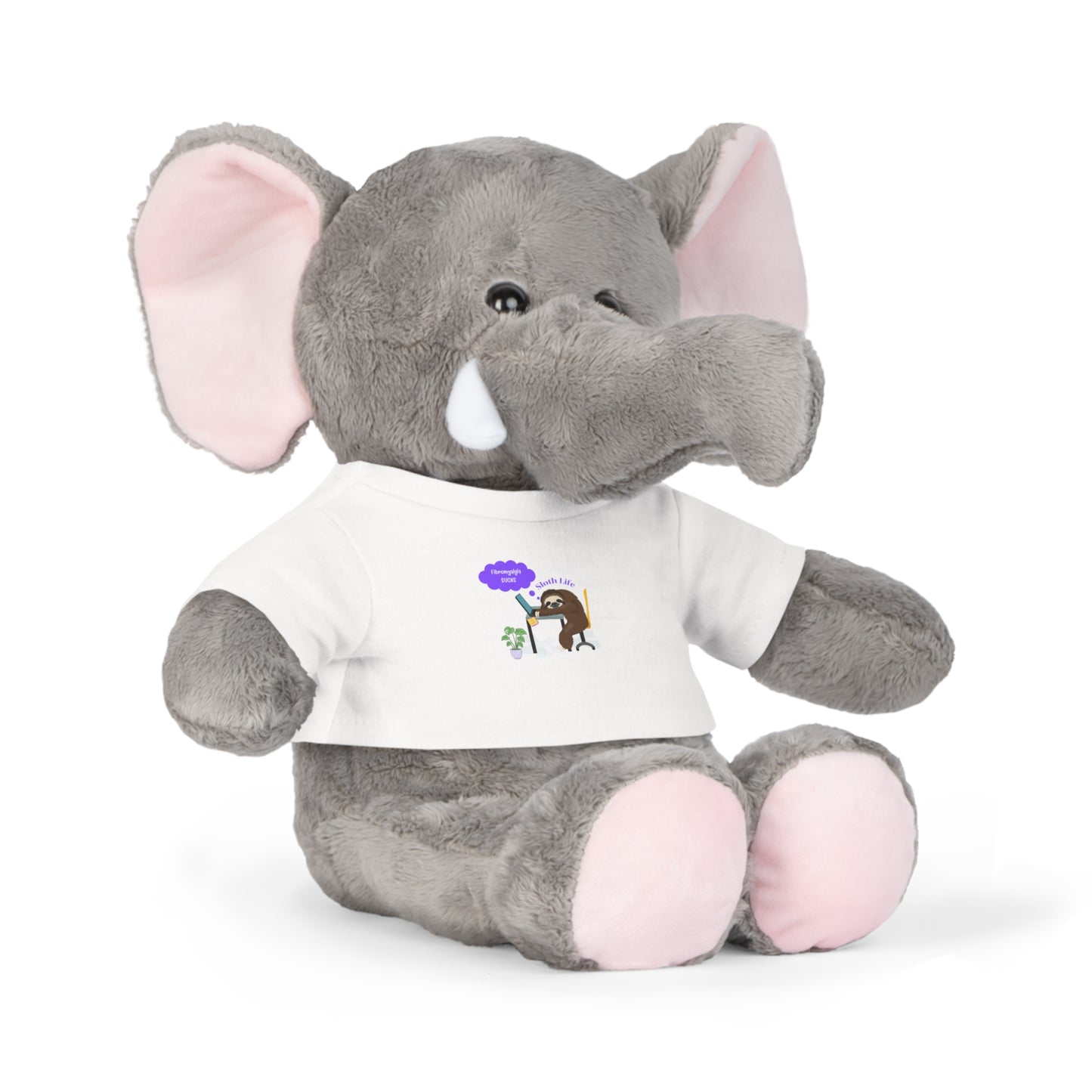 Fibromyalgia Sucks Plush Toy with T-Shirt