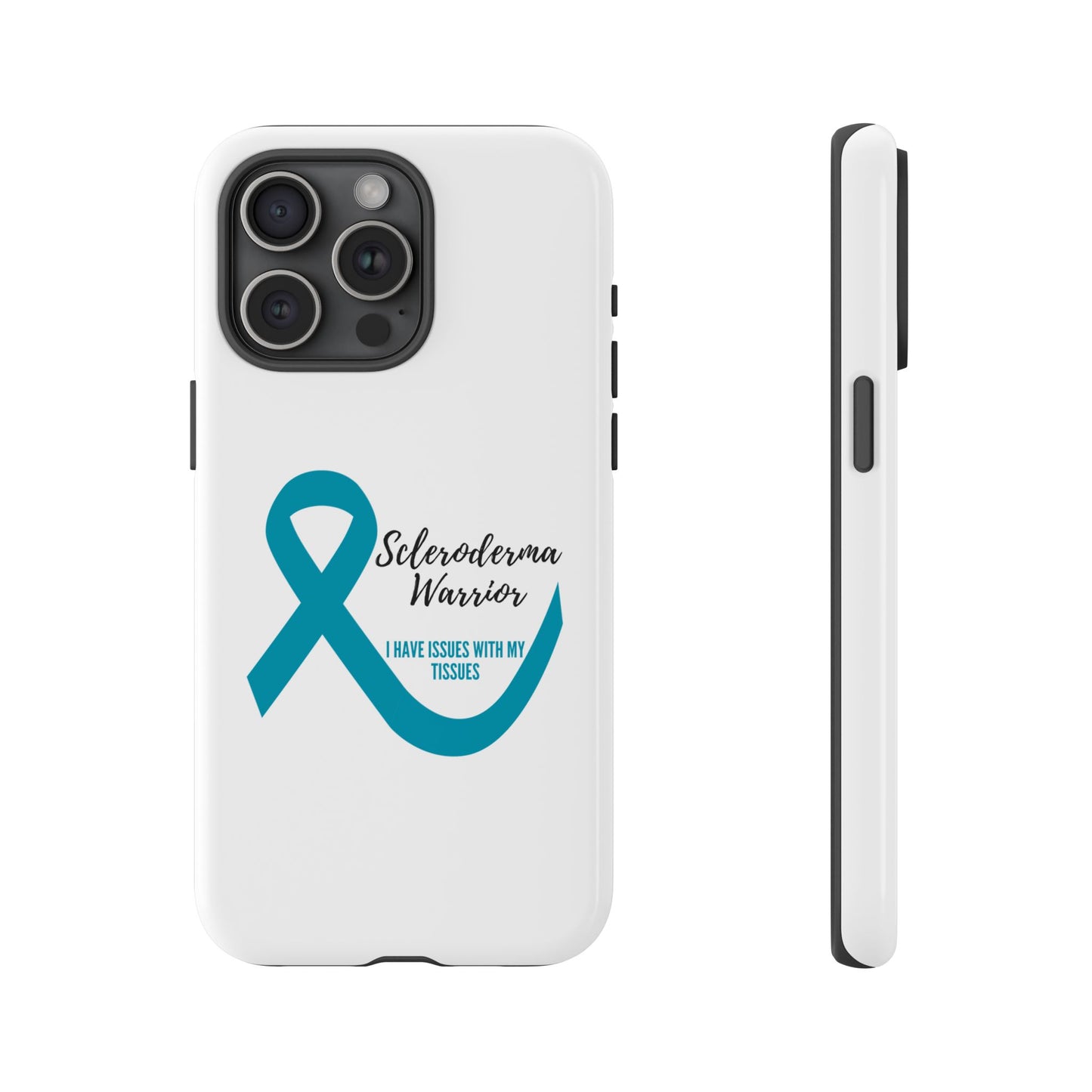 iPhone scleroderma warrior tough phone Cases