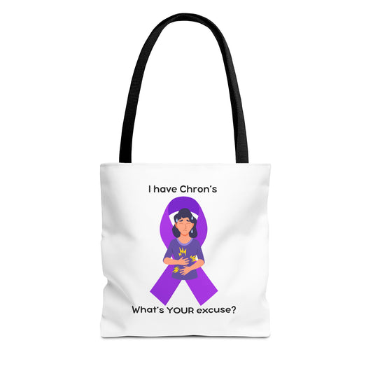 Chron's Disease Awareness Tote Bag