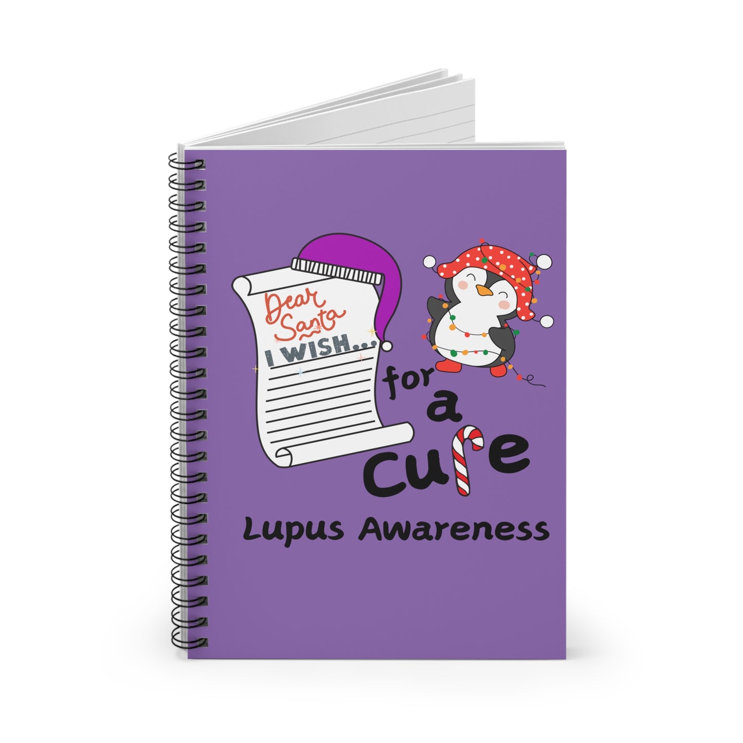 Spiral Notebook - Ruled Line, Lupus Awareness, Journals, Holiday Gift Ideas