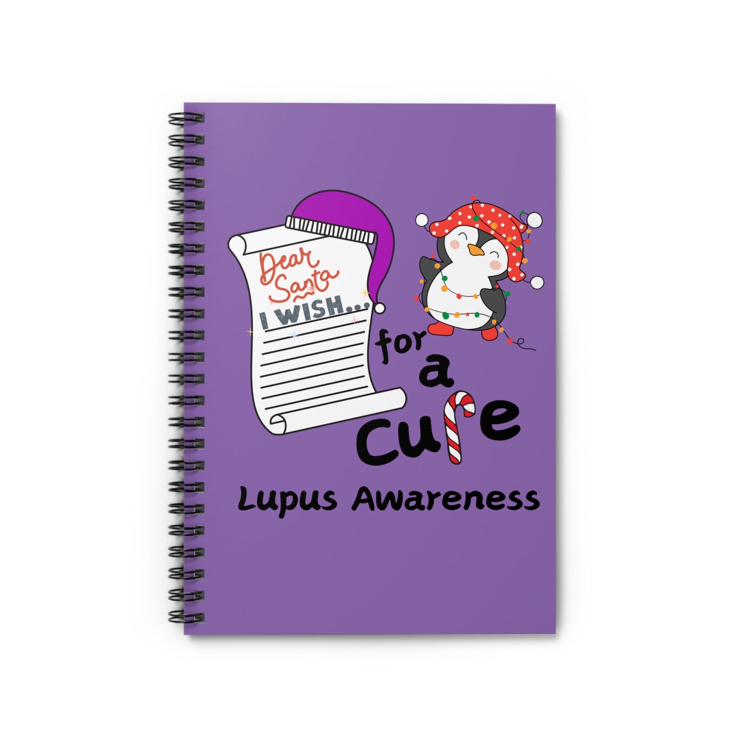 Spiral Notebook - Ruled Line, Lupus Awareness, Journals, Holiday Gift Ideas