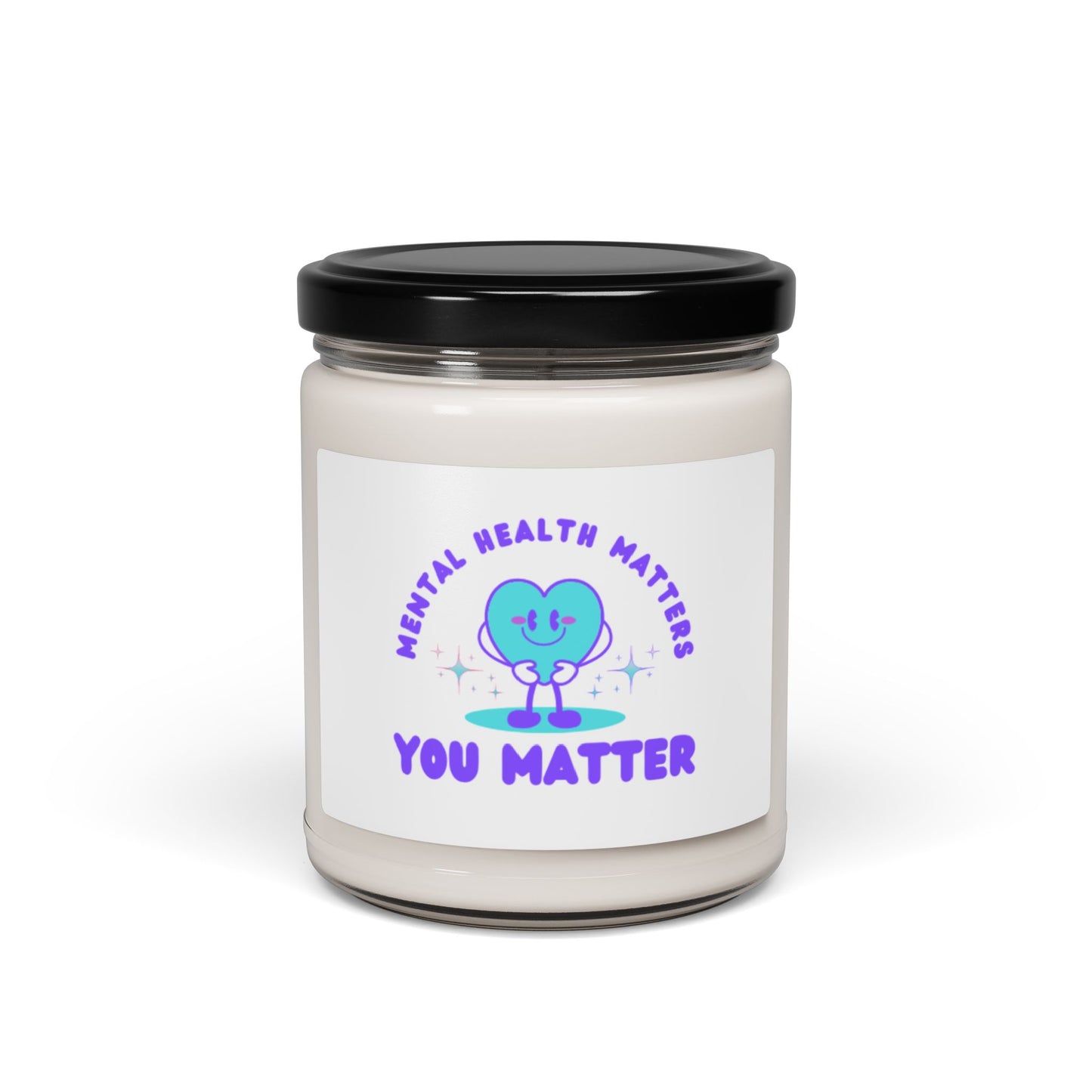 Scented Soy Candle, 9oz Mental health awareness you matter