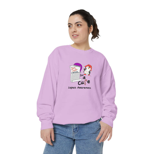 Unisex Sweatshirt, Lupus Awareness, Holiday Gift Ideas