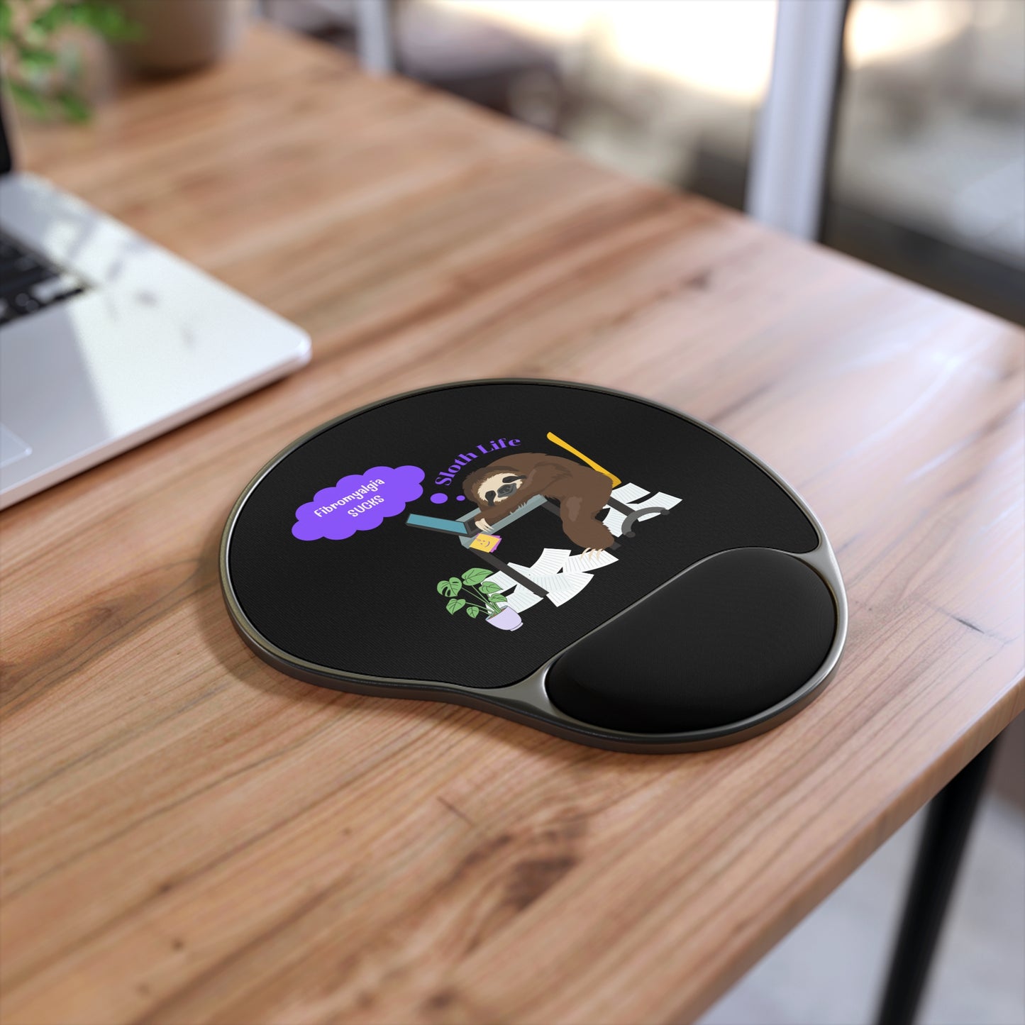 Fibromyalgia Sucks Carpal Tunnel Mouse Pad With Wrist Rest