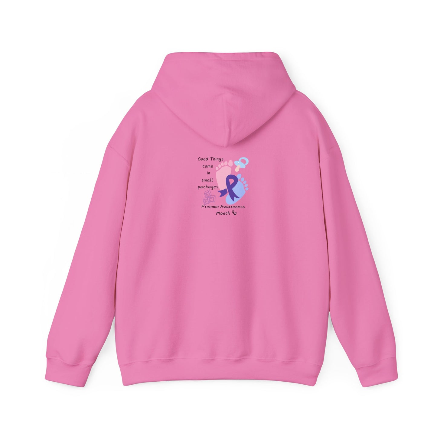 Preemie Awareness Hoodie Unisex Hooded Sweatshirt