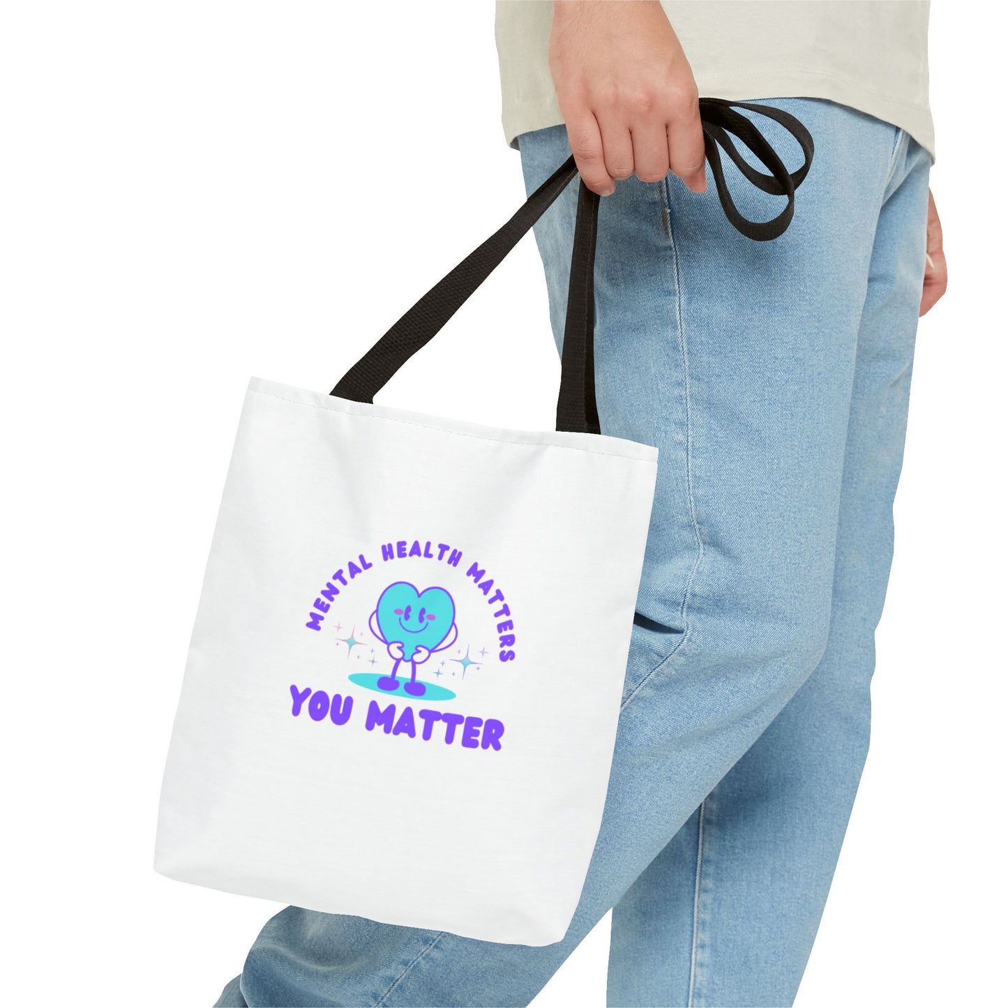 Mental Health Awareness Matters You Matter Tote Bag (AOP)