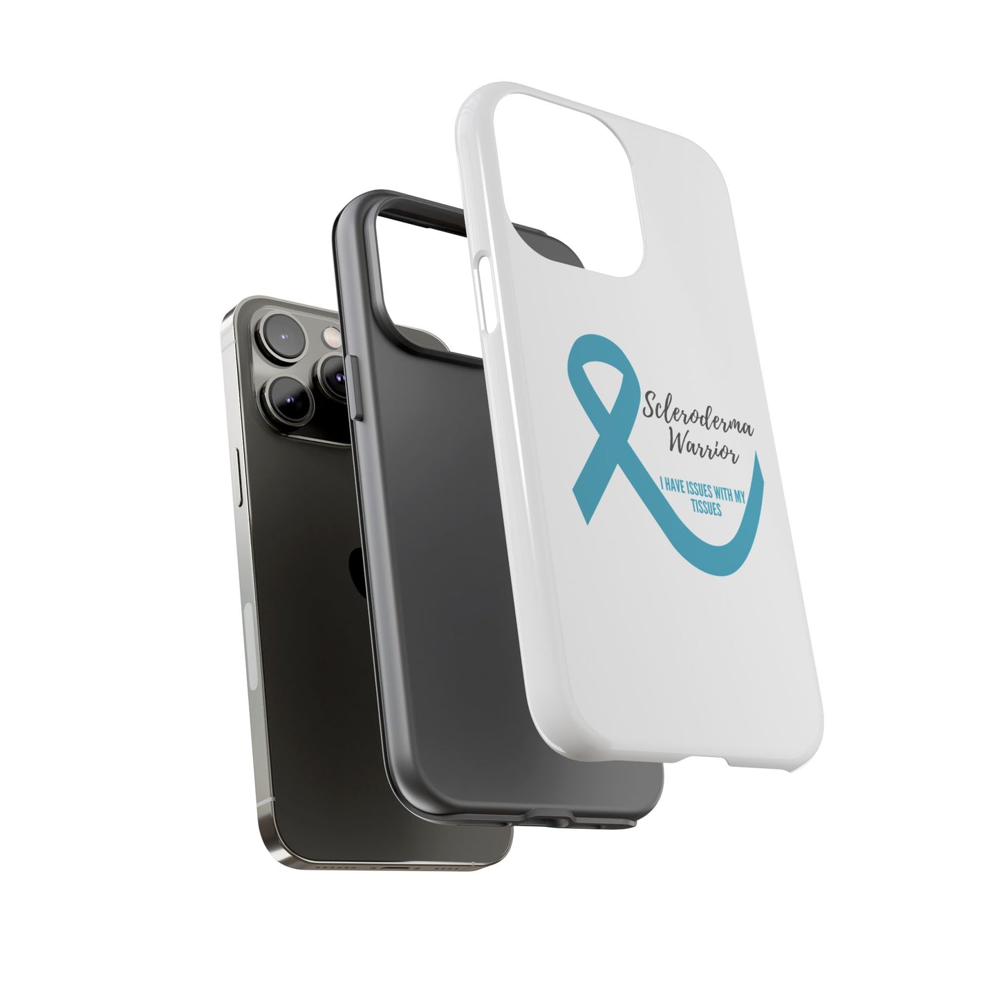 iPhone scleroderma warrior tough phone Cases