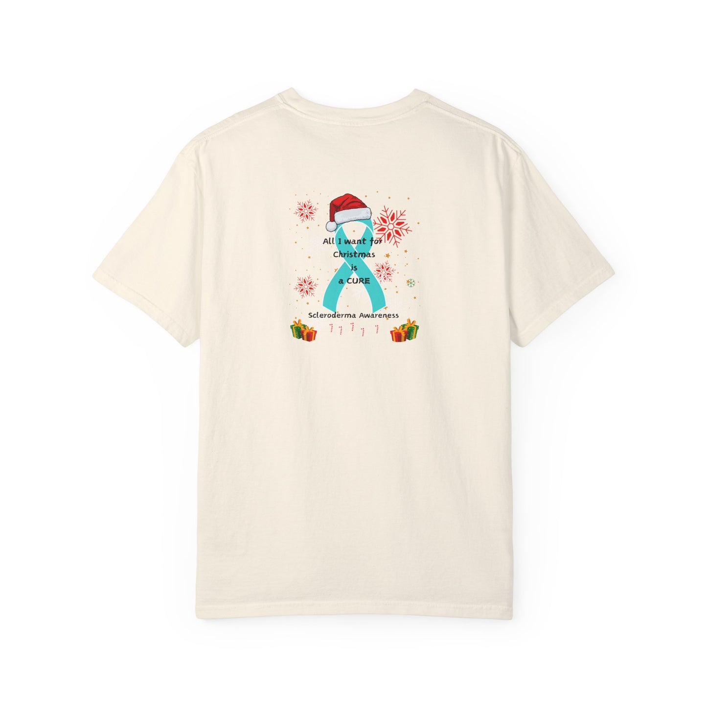 Scleroderma Awareness Unisex T-shirt All I Want for Christmas is a Cure