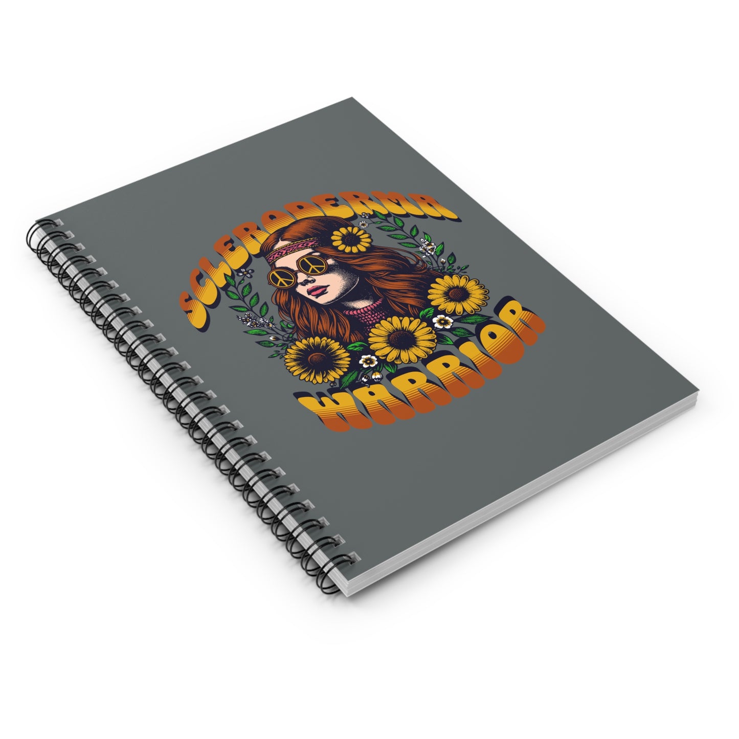 Scleroderma Warrior Spiral Notebook - Ruled Line