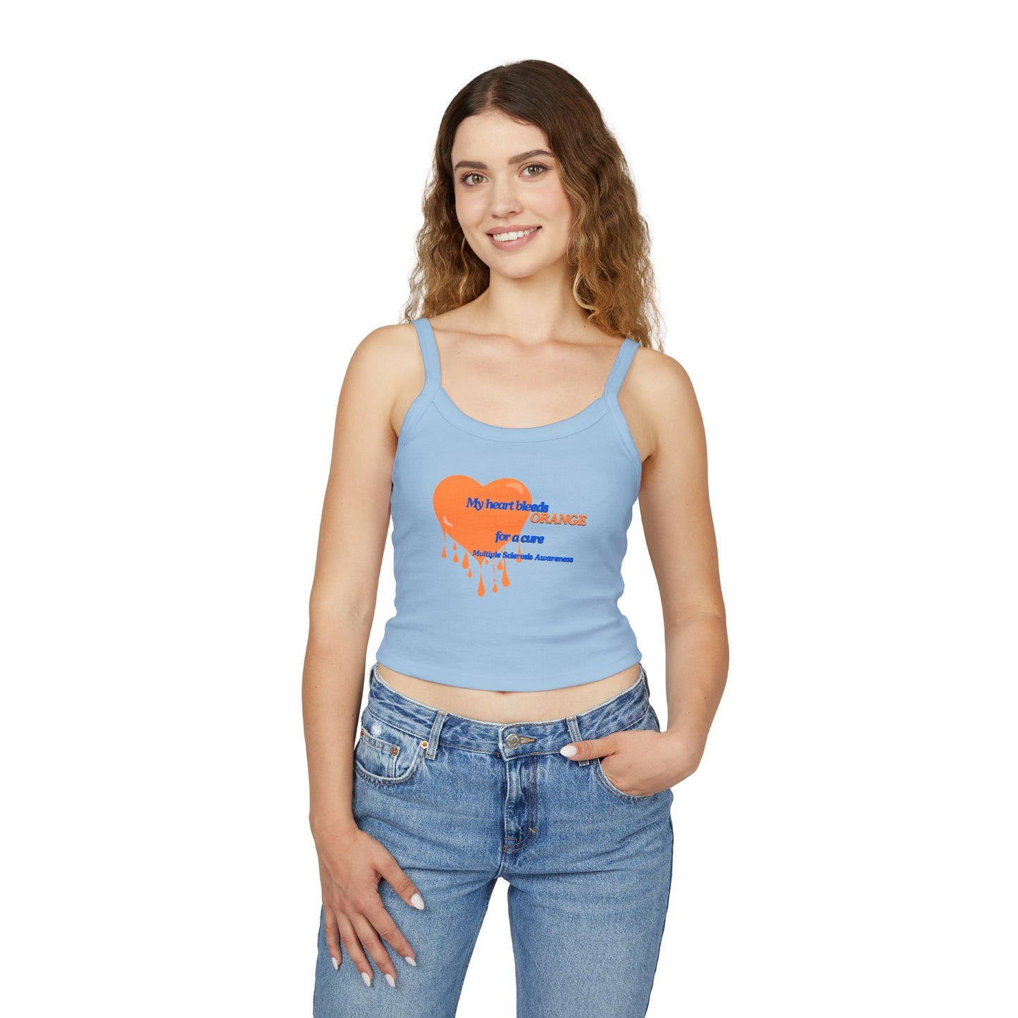 Multiple Sclerosis Awareness Women's Spaghetti Strap Tank Top