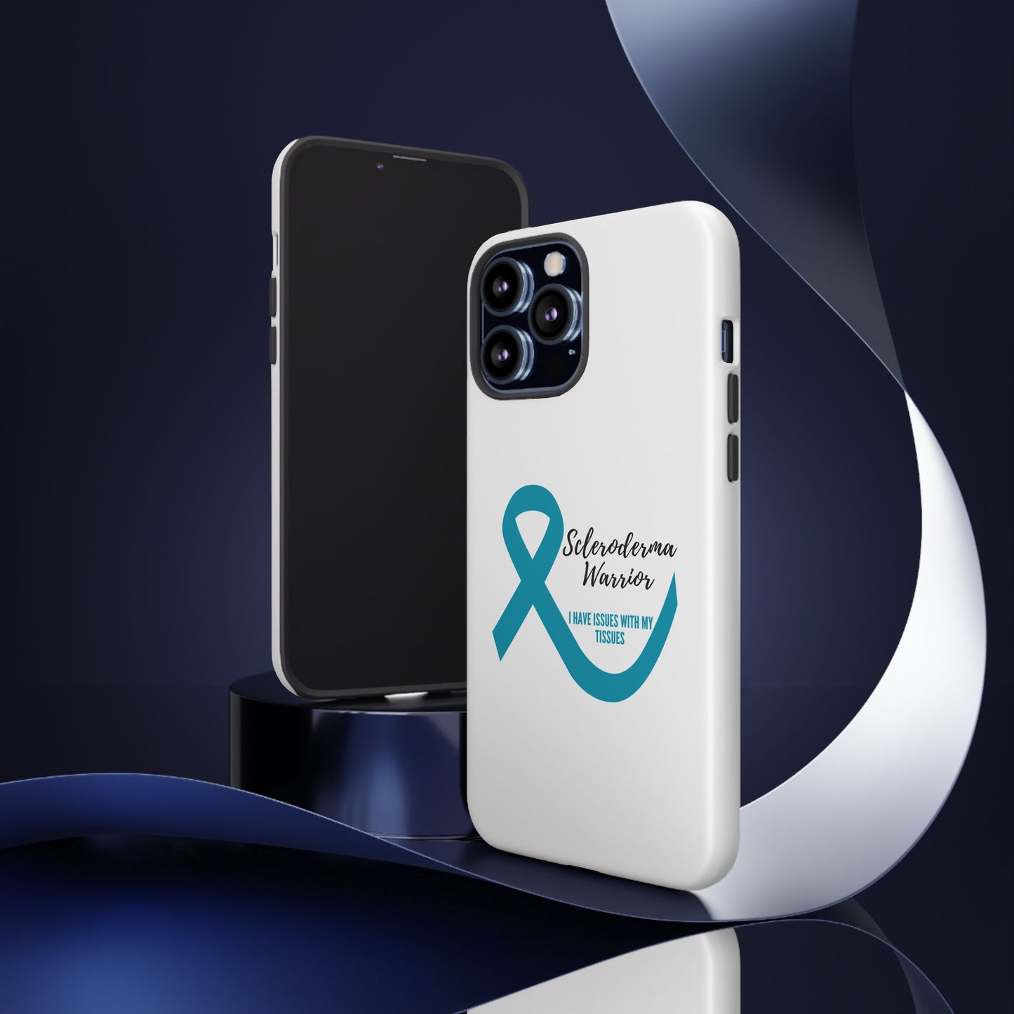 iPhone scleroderma warrior tough phone Cases