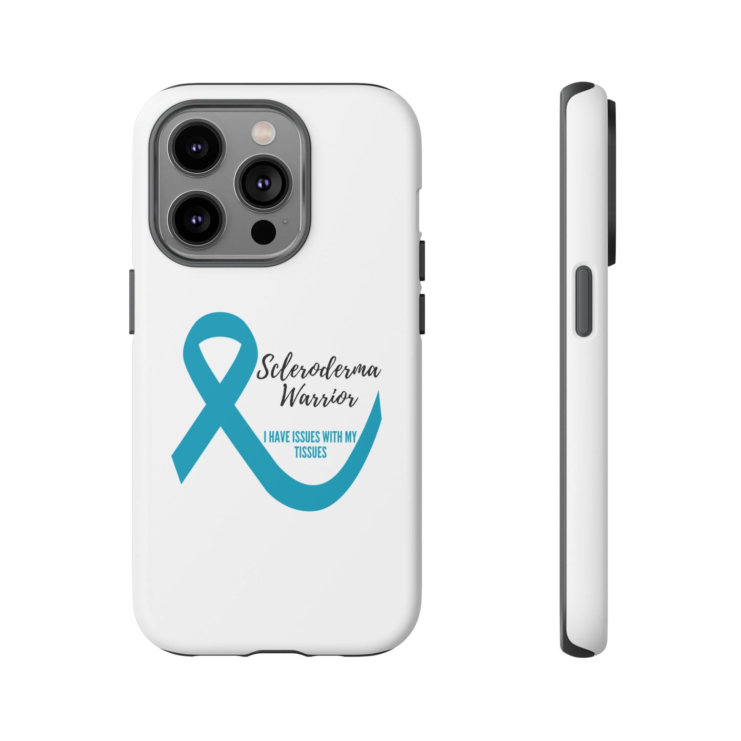 iPhone scleroderma warrior tough phone Cases