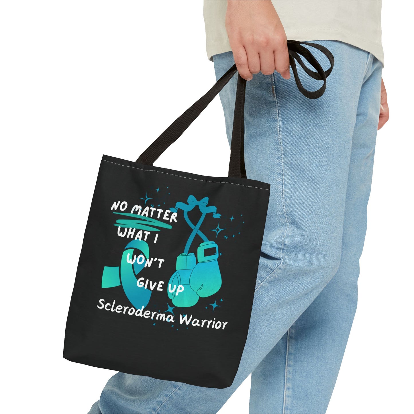 Scleroderma Warrior No Matter What I Won't Give Up Tote Bag