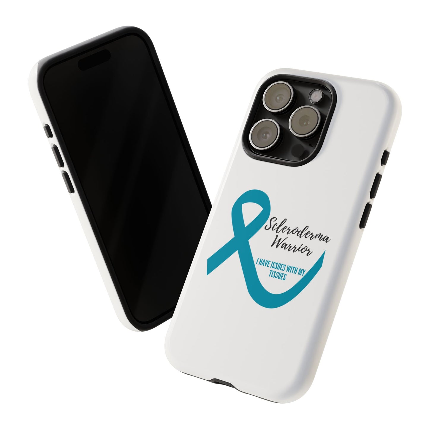 iPhone scleroderma warrior tough phone Cases