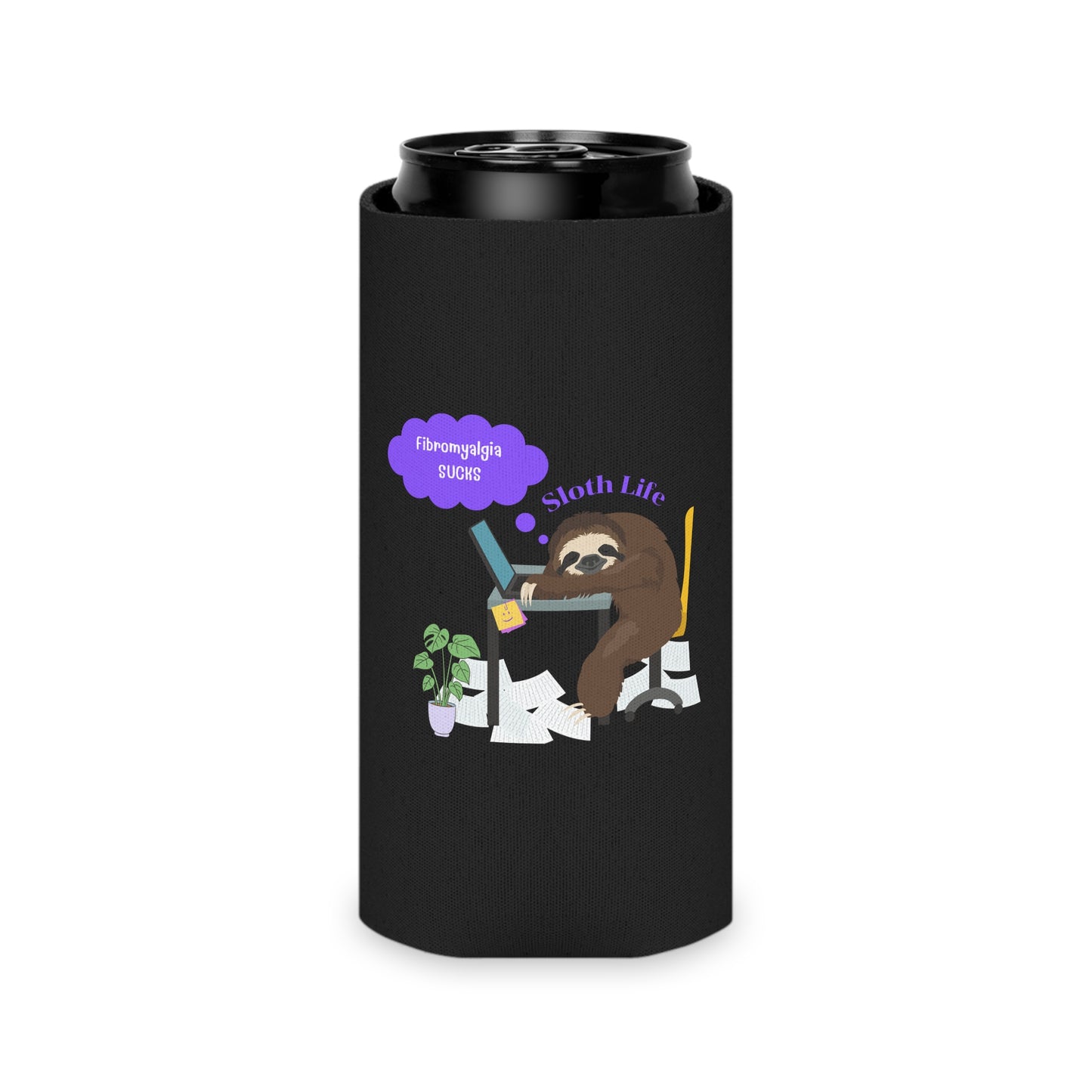 Fibromyalgia Sucks Coozie Can Cooler