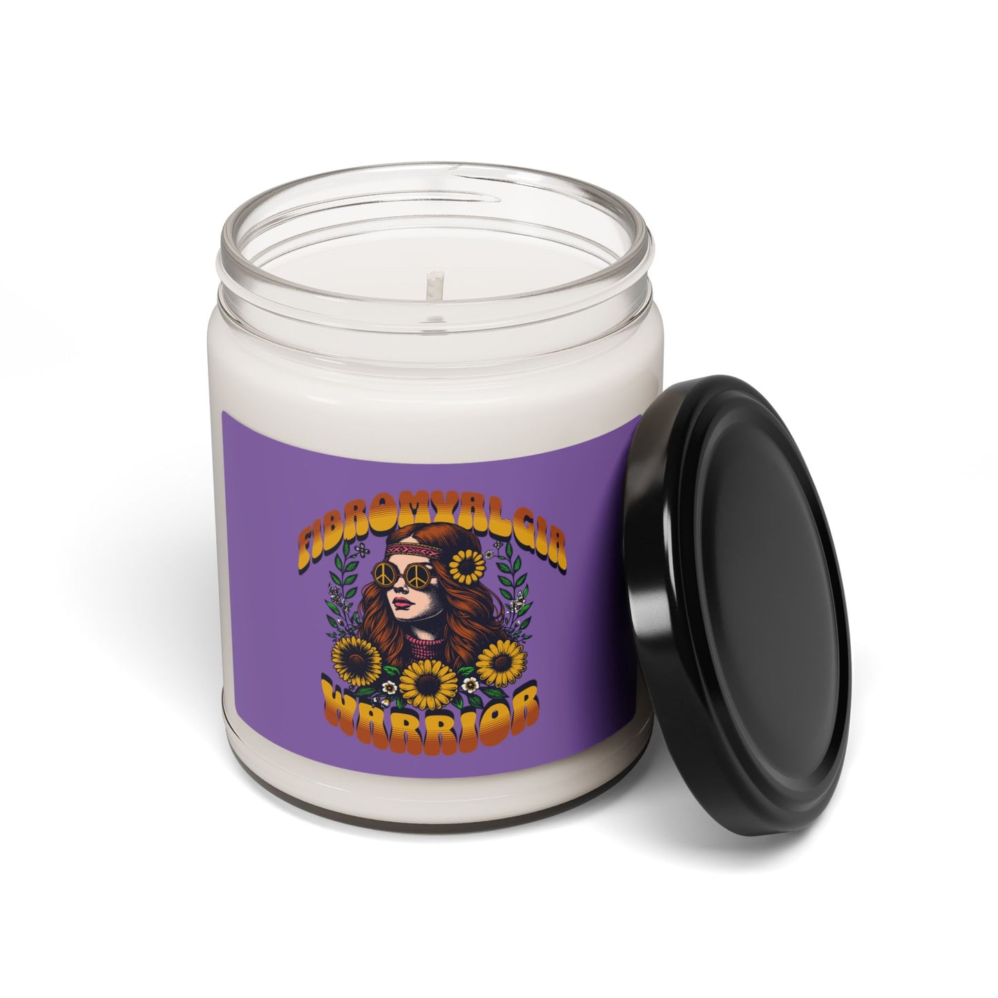 Fibromyalgia Warrior Scented Soy Candle, 9oz