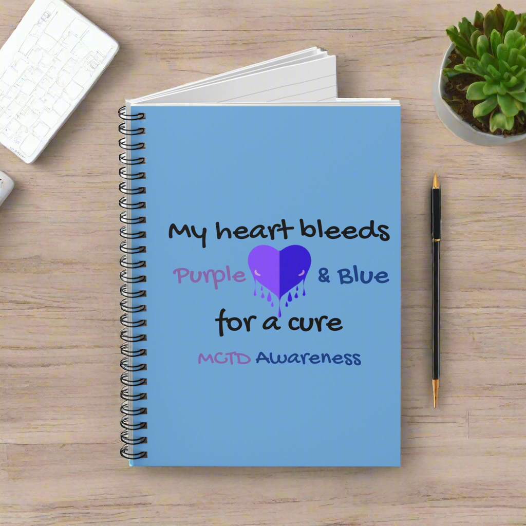 MCTD Awareness Spiral Notebook - Ruled Line