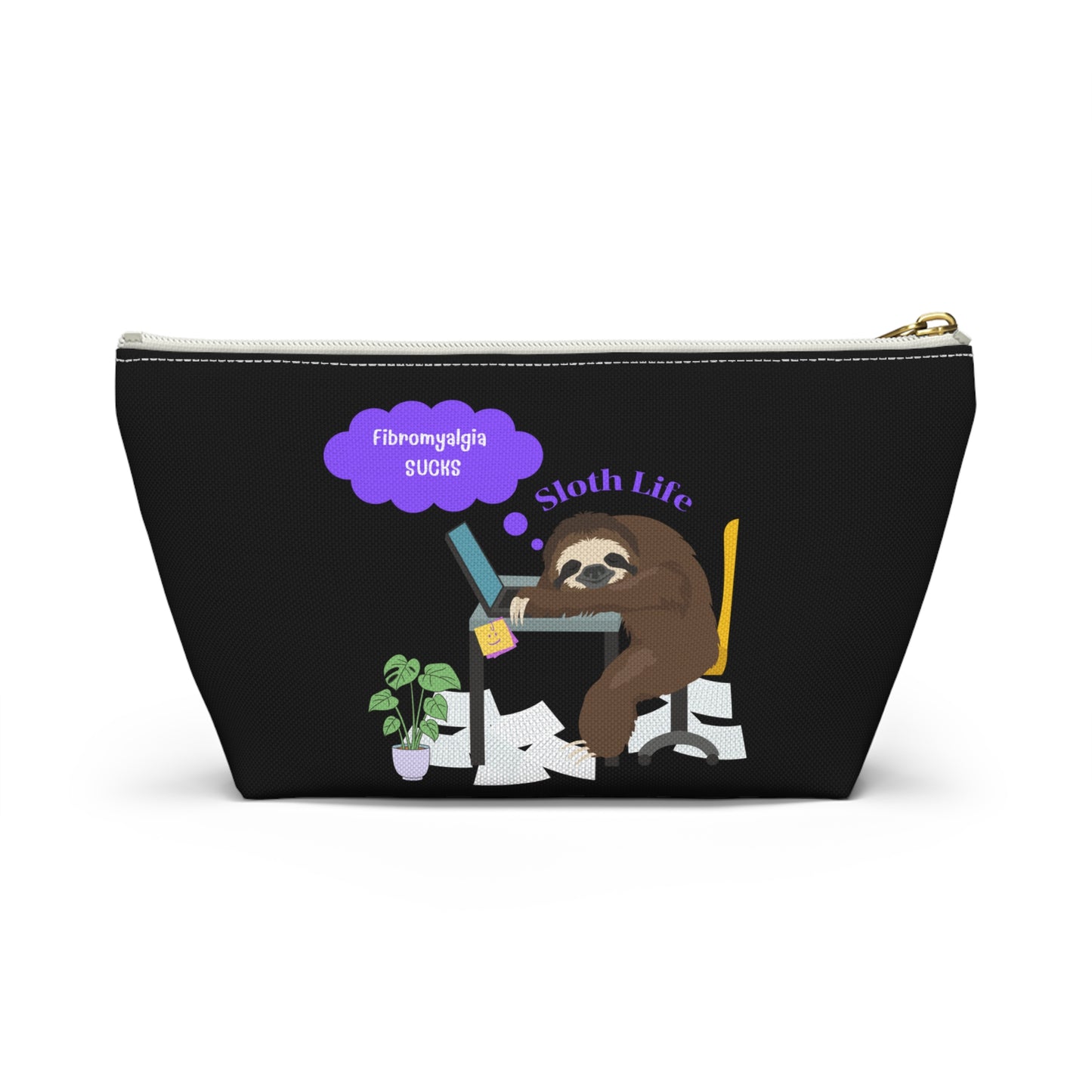 Fibromyalgia Sucks Accessory Pouch Makeup bag travel purse