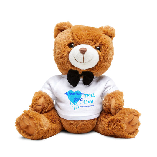 Scleroderma Awareness Teddy Bear with T-Shirt