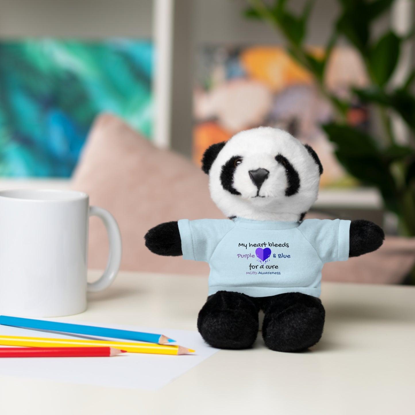 MCTD Awareness Stuffed Animals with Tee