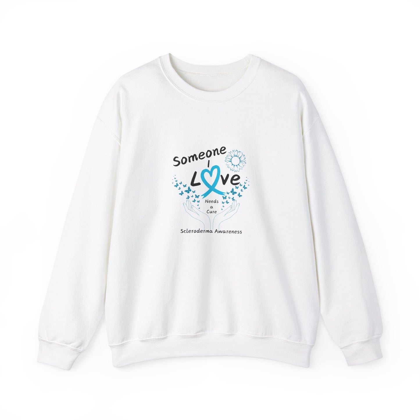 Scleroderma Awareness Unisex Heavy Blend™ Crewneck Sweatshirt