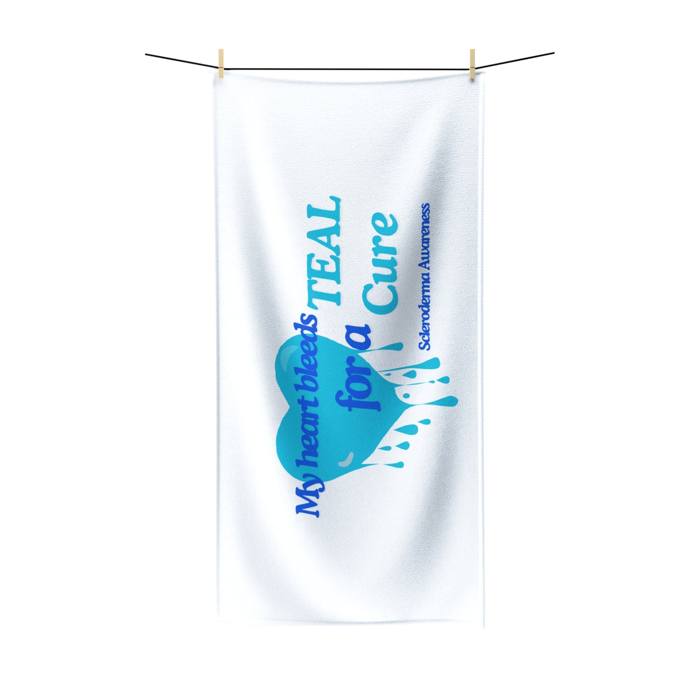 Scleroderma awareness Polycotton Towel