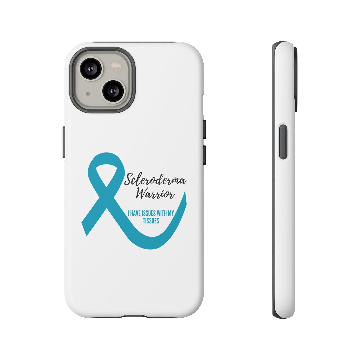 iPhone scleroderma warrior tough phone Cases