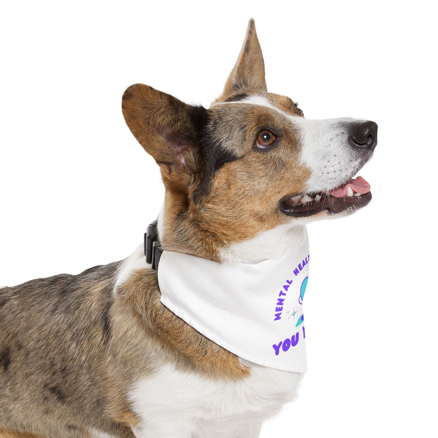 Mental Health Awareness Pet Bandana Collar